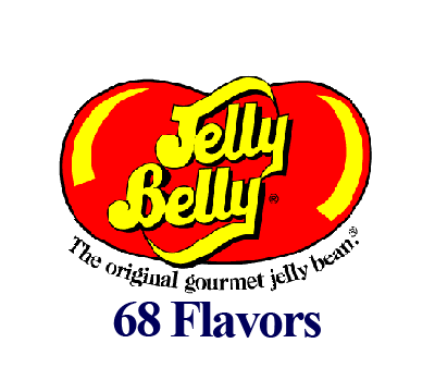 68 Flavors of Jelly Belly